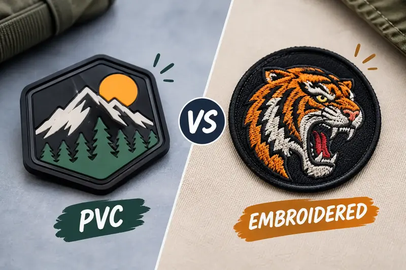 Pvc vs embroidered patches