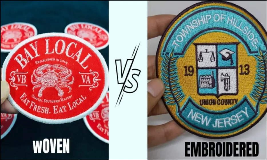 woven vs embroidered patches